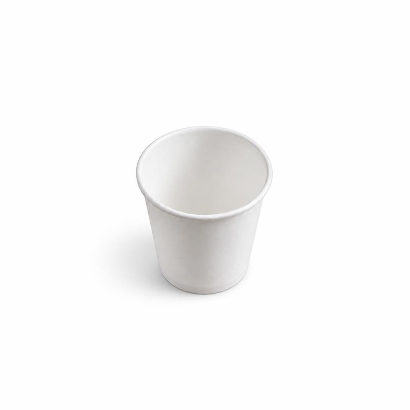 Bicchierini da caffè compostabili in cartoncino e Mater-Bi 120 ml - 50 pz