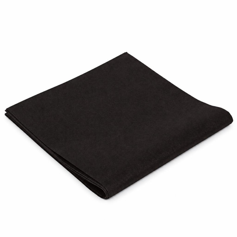Tovaglie in TNT nere 100x100 cm Linea Superior per ristoranti - 25 pz