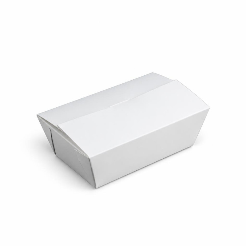 Vaschette compostabili con coperchio per asporto 2000 ml - 40 pz