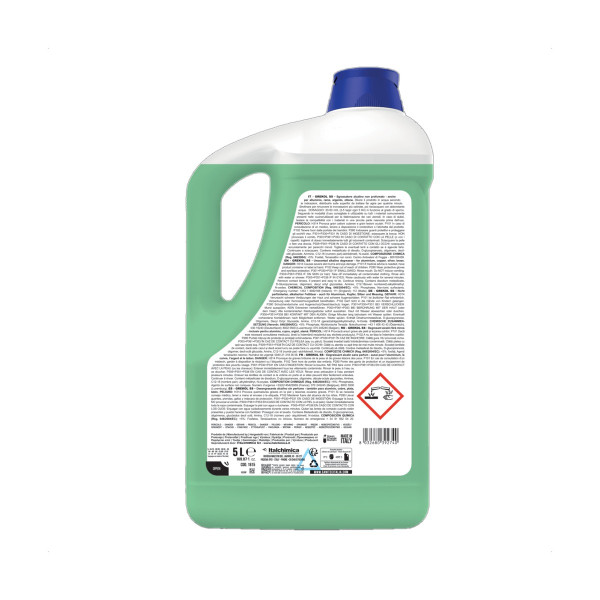Sgrassatore alcalino non profumato Sanitec Grekol SS 5 L
