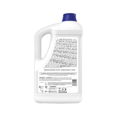 Sapone mani in crema antibatterico Sanitec Luxor Blue Iris 5 L