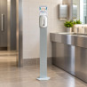 Piantana per dispenser automatici di gel e disinfettante mani Orma 120 cm