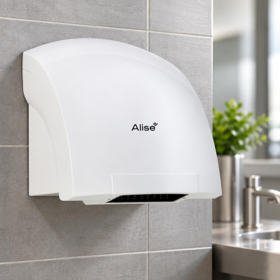 Asciugamani elettrico ad aria calda con sensore Alisè 1800 W bianco Medial
