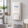 Dispenser manuale per sapone liquido o gel mani a rabbocco Sanitec Easy Soap bianco