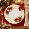 Piatti di carta natalizi Lucky Christmas 21 cm - 8 pz