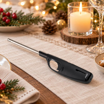 Accendino lungo ricaricabile per candele e fornelli h 27,5 cm Leone