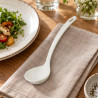 Cucchiaio da buffet in melamina bianca 26,5 cm 50 ml Leone