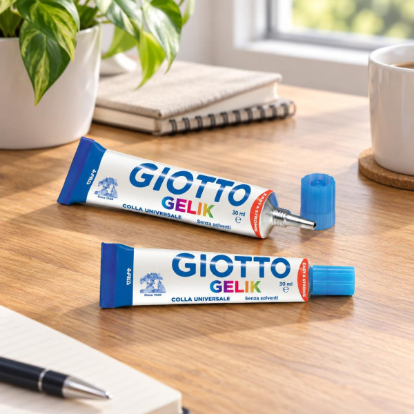 Colla universale liquida Giotto Gelik in tubetto 30 ml senza solventi