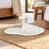Ciabatte monouso aperte bianche con suola antiscivolo per hotel, spa e centri estetici 29 cm Brenta - 10 paia