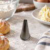 Bocchetta per sac à poche a stella in acciaio Ø 5 mm con bordino Thermohauser