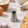 Bocchetta per sac à poche a stella in acciaio Ø 14 mm Thermohauser