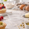 Portasavarè in PET trasparente 2ª misura Ø 6,6 cm per pasticceria Erremme Dolci Pensieri - 100 pz