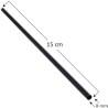 Cannucce Compostabili Nere 15 cm 250 pz | Pietrangioli