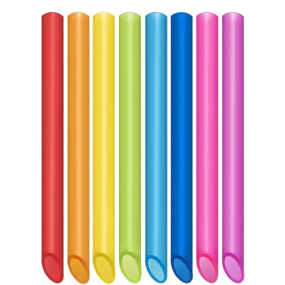Cannucce per bubble tea 12 mm colori assortiti 20 cm - 100 pz