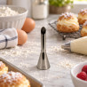Bocchetta per sac à poche siringa in acciaio Ø 4 mm Thermohauser