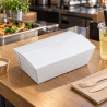 Vaschette compostabili con coperchio per asporto 1500 ml - 50 pz