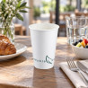 Bicchieri take away compostabili in carta e PLA 240 ml - 50 pz