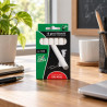 Gessi bianchi Lebez senza polvere tondi Ø 9 mm per lavagna, lunga durata e facili da cancellare - 12 pz