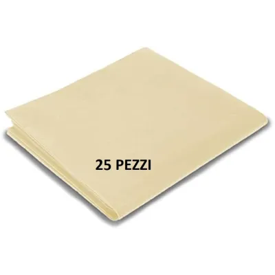 Tovaglie TNT crema 100x100 cm - 25 pz