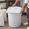 Coperchio per bidone alimentare da 75 litri in PP bianco Ø 51 cm Mobil Plastic