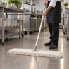 Frangia per polvere in cotone 80 cm con tasche per telaio pieghevole VDM