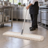 Frangia per polvere in cotone 100 cm con tasche per telaio pieghevole VDM