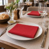 Tovaglioli airlaid effetto stoffa Tork Linstyle 39x39 cm rossi - 50 pz