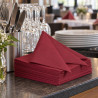 Tovaglioli airlaid effetto stoffa Tork Linstyle 39x39 cm bordeaux - 50 pz