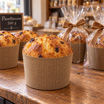 Stampo per panettoncino in carta da forno 300 g