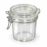 Vasetto in vetro 300 ml con coperchio ermetico a leva e guarnizione per conserve e marmellate Leone