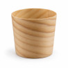 Coppette in legno di pioppo Ø 4,5 x 4,3 cm per finger food e monoporzioni, confezione da 50 Leone