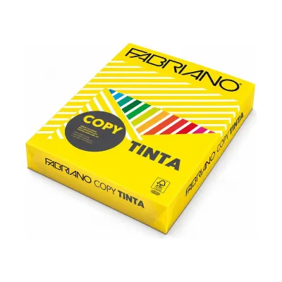 Carta colorata A4 gialla Fabriano Copy Tinta 80 g - risma da 500 fogli
