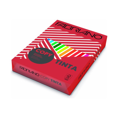 Carta colorata A4 rossa Fabriano Copy Tinta 80 g - risma da 500 fogli