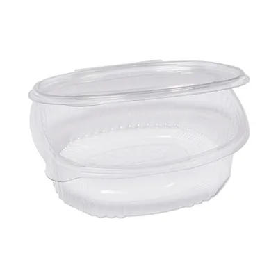 Vaschette ovali in plastica PET 1000 ml con coperchio incernierato Cuki G3-1000 - 50 pz