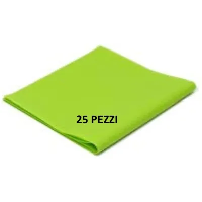 Tovaglie TNT verde kiwi 100x100 cm - 25 pz