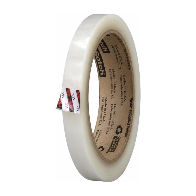 Nastro adesivo da imballaggio Scotch 371 in polipropilene 12 mm x 66 m, trasparente 3M