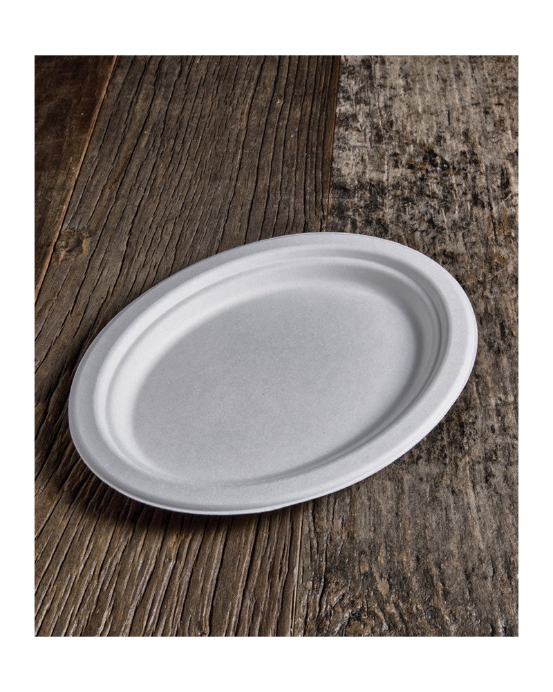 Piatto Ovale Bio 26,3×19,9cm - 50pz