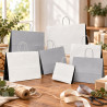 Shopper regalo in carta Duo Italy con maniglie ritorte, varie misure Carpad