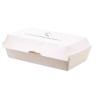 Scatole Hamburger Bio Bianche 20,5 cm 25 pz | Pietrangioli