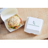 Scatole Hamburger Bio Bianche 20,5 cm 25 pz | Pietrangioli