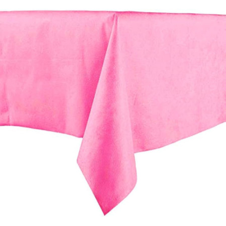 Tovaglia in TNT rosa 140x240 cm Linea Superior per tavolate e catering