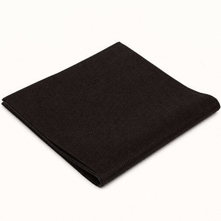 Tovaglie in TNT nere 100x100 cm Linea Superior per ristoranti - 25 pz