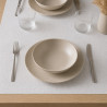 Tovaglie politenate impermeabili bianche goffrate 100x100 cm - 50 pz
