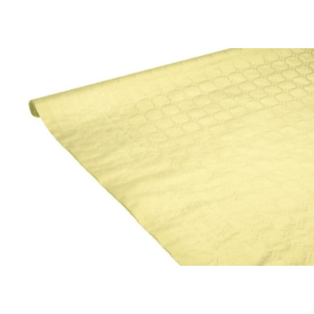 Tovaglia di carta in rotolo giallo canarino 7 m