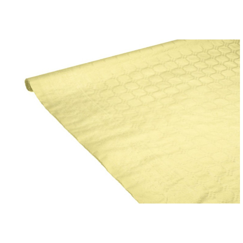 Tovaglia di carta in rotolo giallo canarino 7 m