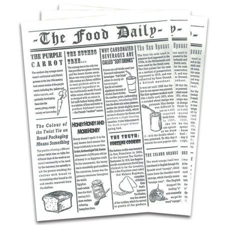 Tovagliette americane antigrasso Daily Newspaper 30x40 cm - 500 pz