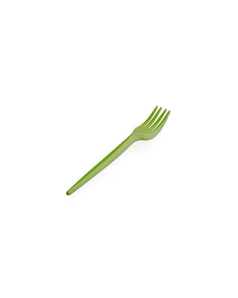 Forchetta Bio e Compostabile 160mm Verde - 100pz