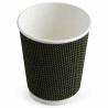 Bicchieri compostabili doppia parete in cartoncino caldo e freddo 240 ml - 25 pz