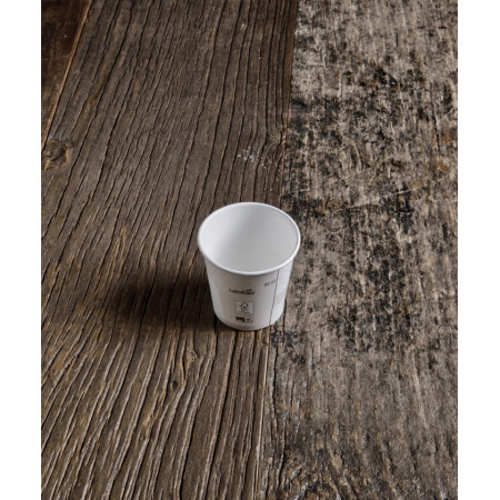 Bicchierini da caffè compostabili in cartoncino e Mater-Bi 80 ml - 50 pz