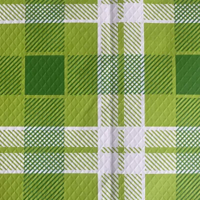Tovaglie di carta a quadretti verdi 100x100 cm - 50 pz